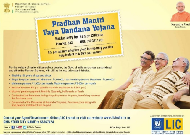 Pradhan Mantri Vaya Vandana Yojana Details