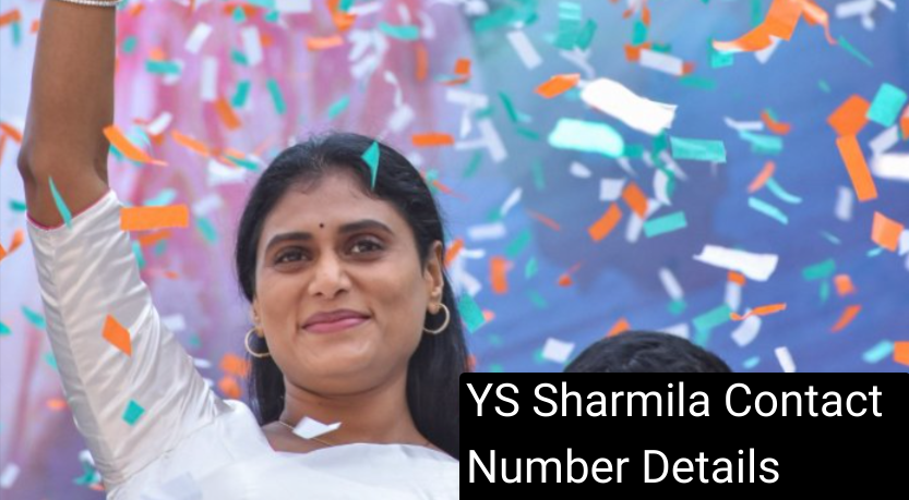YS Sharmila Contact Number Details