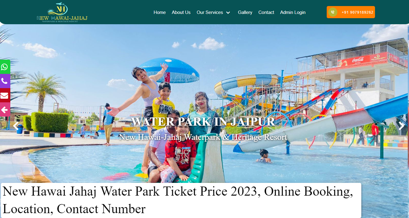 New Hawai Jahaj Water Park Ticket Price 2023, Online Booking, Location, Contact Number